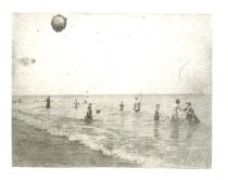 Bathers in Lake Michigan