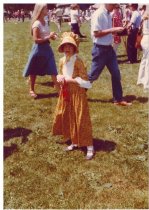Girl posing at the Bicentennial