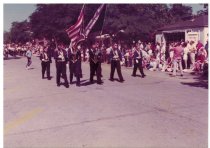Flag bearers at the 1976 parade