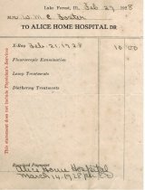 Alice Home receipt