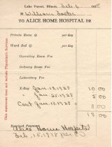 Alice Home receipt