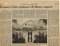 Women's Club continues LB library support
