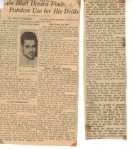 Lake Bluff Dentist finds painless use for his drills