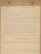 Letter to the Village Board of Trustees