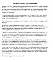 History of the Lake Bluff Sledding Hill