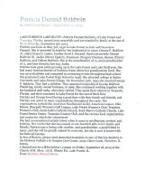Patricia Durand Baldwin