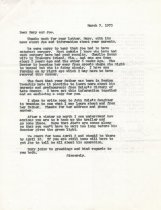 Letters about Cole Family