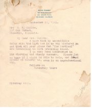 Letter Typed by Alice Crosby
