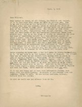 Letter Typed by Hildegard Crosby