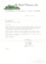 Correspondance Between Vliet and Davis