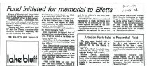 Memorial Fund for Elletts