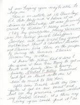 Letter from Barb Ferretti