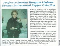 Professor Emerita Margaret Lindman