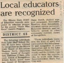 Local educators are recognized