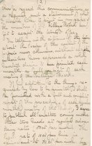 Isabella Ross letter to Village