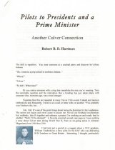 Pilots to Presidents and a Prime Minister