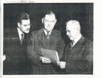 Picture of Dr. Victor Sleeter with Elmer Vliet