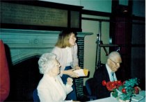 Elmer Vliet autographing book