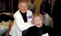 Phyllis Albrecht and Neva Sebert Wallace