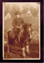 Charles Wesselhoeft and pony