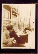 Charles Wesselhoeft as a toddler and parents