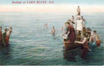 Bathers at Lake Bluff