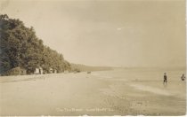 Looking north along Lake Bluff Beach