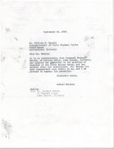 Three letters between Robert McClory