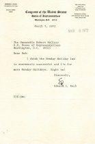 Note About Monday Holidays