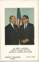 Robert McClory and Henry Kissinger