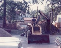 Construction of the new library
