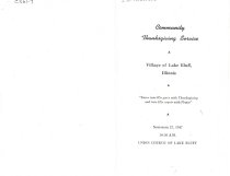 Union Church Community Thanksgiving Service