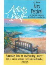 Artists on the Bluff brochure cover