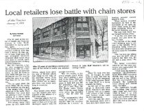 Local Retailers Lose Battle with Chain Stores