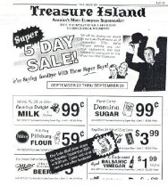Treasure Island announcing a five day sale
