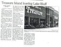 Treasure Island leaving Lake Bluff