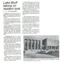 Lake Bluff Taking on a Modern Look