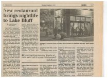 New Restaurant Brings Nightlife to Lake Bluff