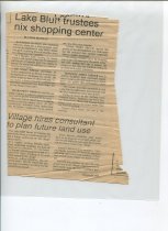 Lake Bluff Trustees Nix Shopping Center