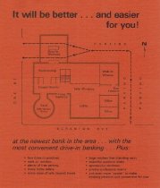A flier for The First National Bank of Lake Bluff