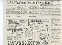 Lake Bluff Says No To Forest Knoll