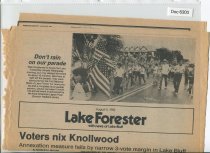 Voters Nix Knollwood