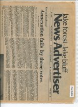 Annexation Fails by Three Votes