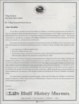 Letter from Christine Letchinger