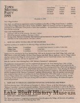 Town Meeting Party Letter