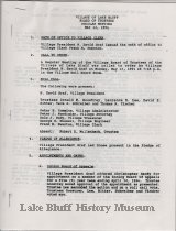 Board of Trustees Meeting Agendas 1991