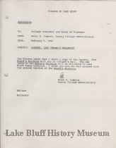 Memo from Peter Cummins