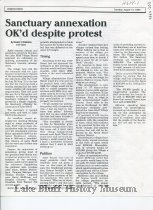 Sanctuary Annexation Approved