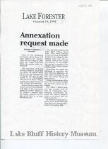 Annexation Request Made