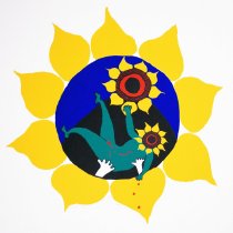 Sunflower, Madonna and Child